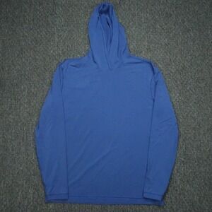 Public Rec Hoodie Mens Extra Large Blue Pullover Performance Lightweight Stretch